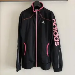 adidas ジャージ ブラック ピンク