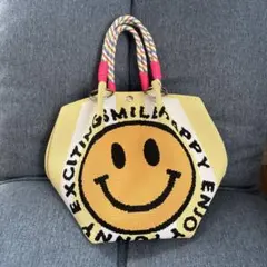【未使用品】D.KELLY スマイル　ニットパラコードバッグ