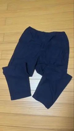 クロップドパンツ　リネン混　WADER ANKLE 31 ネイビーのサムネイル