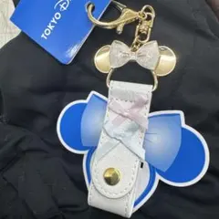 ディズニー　マリーちゃん　リボンカチューシャボルダー　ストラップ　キーホルダー