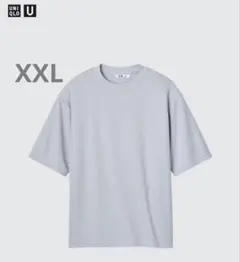 ユニクロ エアリズムコットンオーバーサイズTシャツ XXL スカイブルー