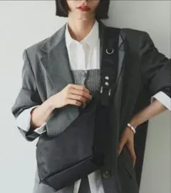 russet ナイロン2WAYミニショルダーバッグ ブラックのサムネイル