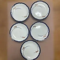 深川製磁 プレート 皿 蝶絵 蝶々柄 5枚セット - メルカリ
