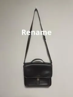 Rename フロントバックル 横型ショルダーバッグ