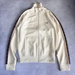 FRED PERRY トラックジャケット クリーム ポルトガル製 S ジャージ