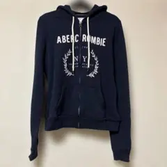 Abercrombie&Fitchネイビー フード付きパーカー