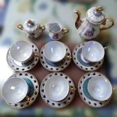 ロシアロモノーソフ インペリアルポーセリン玉ねぎドームティーセット