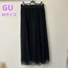 ジーユー　GU チュールロングスカートZ