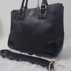 〈極美品〉Tory Burch ロビンソン ショルダーバッグ 2WAY 3層