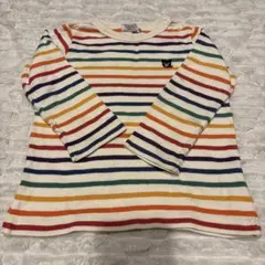 【お値下げ】ミキハウス DOUBLE.B 長袖ロンT 90サイズ ボーダー