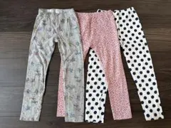 ベビーギャップ　ユニクロ　レギンス　3枚セット　女の子　110cm 10分丈