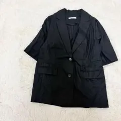 美品✨ジャーナルスタンダードレリューム　リネンコットンハーフスリーブジャケット