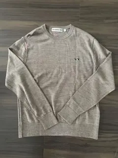 アニヤハインドマーチ ユニクロ メリノクルーネックセーター ブラウン L