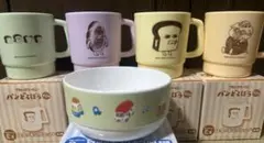 ブロッコリーくじ×パンどろぼう第2弾 D賞コップ&E賞ボウル　セット