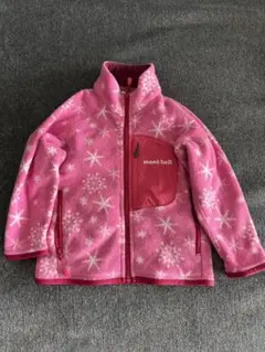 mont-bell 雪の結晶柄 フリースジャケット