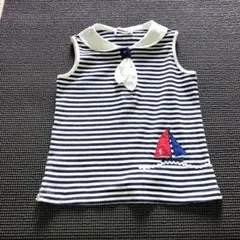 かわいい❣️ ファミリア　ノースリーブシャツ　120cm