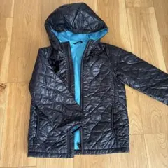 UNIQLO ニユクロ　フード付きキルティングコート 130㎝　黒ブラック