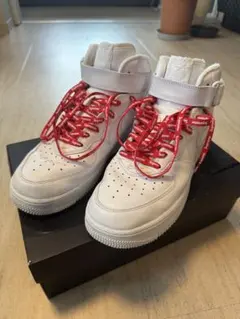 こ*様 Supreme Nike Air Force 1 Mid ホワイトのサムネイル