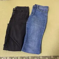 GAP スキニーデニム 2色セット ブラック ブルー27インチ