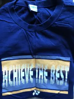 ネイビー Tシャツ 'ACHIEVE THE BEST'