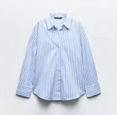 ZARA ストライプシャツ