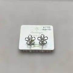 ノンホールピアス シルバー お花 フラワー