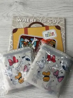 ディズニー Disney オリジナルハンドタオル 収納付きエコバッグ