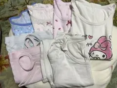 130cm肌着　7点まとめ売り　女の子　②