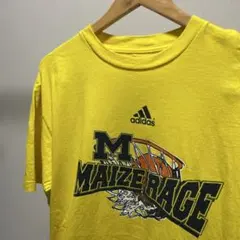 adidas アディダス Tシャツ イエロー バスケットボール