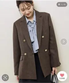 【即購入OK】ロペピクニック スリートーンツイードジャケット