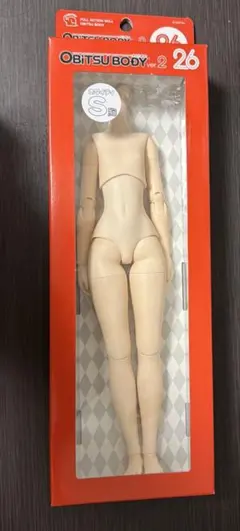 OBITSU 身體 26 S 型 象牙白 全新未開封