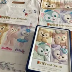 Duffy and Friends 菓子空缶&ショッパーセット