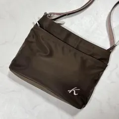 極美品♡キタムラ ショルダーバッグ ナイロン Kロゴ 刺繍 サコッシュ