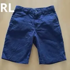POLO RALPH LAUREN ハーフパンツ　刺繍　ネイビー　130