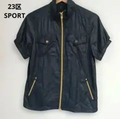 【美品】23区 SPORT レディース ゴルフ ウェア ナイロン ジップブルゾン