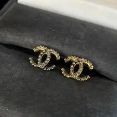 オールド　シャネル　イヤリング　ピアス　ココマーク　ゴールド　両耳　ヴィンテージ