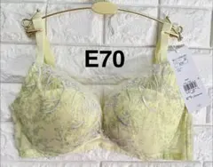 トリンプ　天使のブラ　極上ライトTR599ノンワイヤーブラジャー　グリーンE70