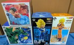 ドラゴンボール一番くじくじA.B.C賞フィギュアセット　ベジータ　悟空◎✧㉒㉕✦