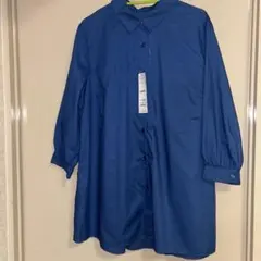 SIMPLE LIFE 青 LL 長袖シャツのサムネイル