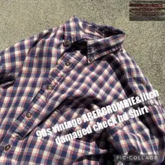 90s ABERCROMBIE&FITCH damaged bd shirt