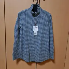 【新品】ユニクロ　イネス　コットンフリルシャツ Sサイズ