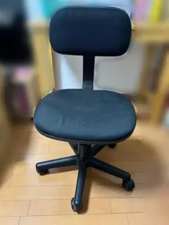✳️美品✳️黒　オフィスチェア キャスター付き　高さ調節可