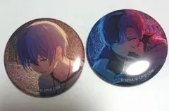 プロセカ 青柳冬弥 グリッター缶バッジ 43A 44A プロジェクトセカイ