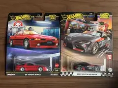 ホットウィール 2台セット '89トヨタスープラ & 2021トヨタGRスープラ