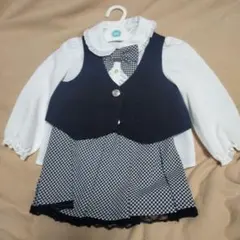 フォーマルドレスセット 95cm チェック柄