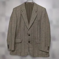 Gieves&Hawkes チェック柄 ツイード ウールテーラードジャケットのサムネイル