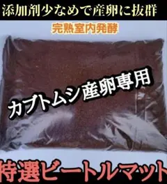 カブトムシの産卵専用　ビートルマット【10L】添加剤少なめで産卵意欲が高まります