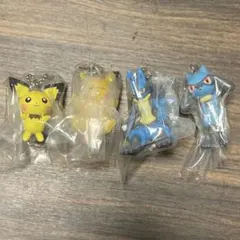 ポケモン つまんでつなげてマスコット14 ピカチュウ　ピチュー　リオル　ルカリオ