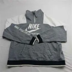 ?ナイキ スポーツウェア ハーフジップスウェット グレー系 メンズ L
