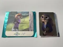 ズートピアカフェ　特典　コースター　ニック